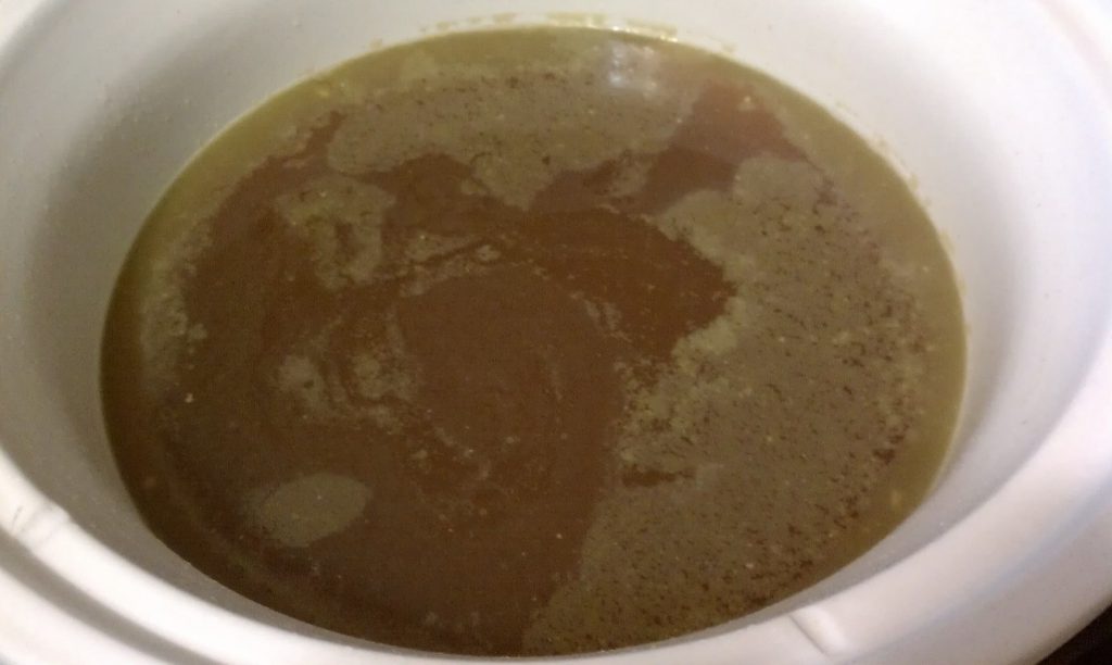 Easy Crock Pot Bone Broth-Strained