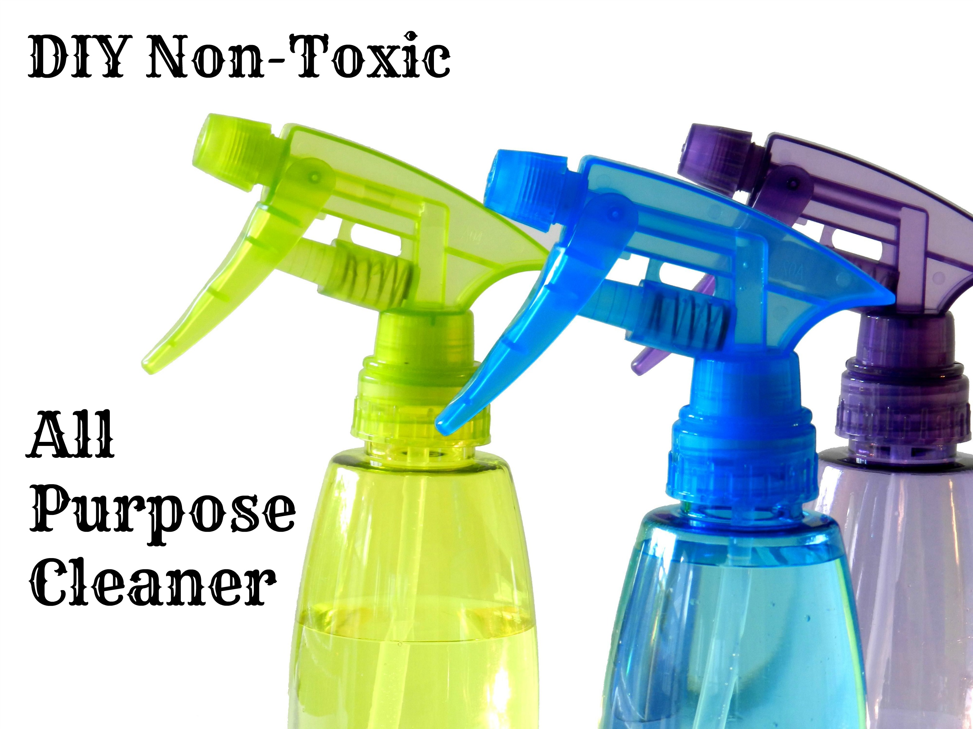 DIY Non-Toxic All Purpose Cleaner in a Jiff