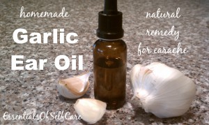 Natural Remedy for Earache-Garlic Oil