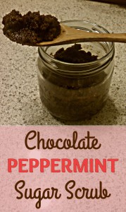 Chocolate Peppermint Sugar Scrub