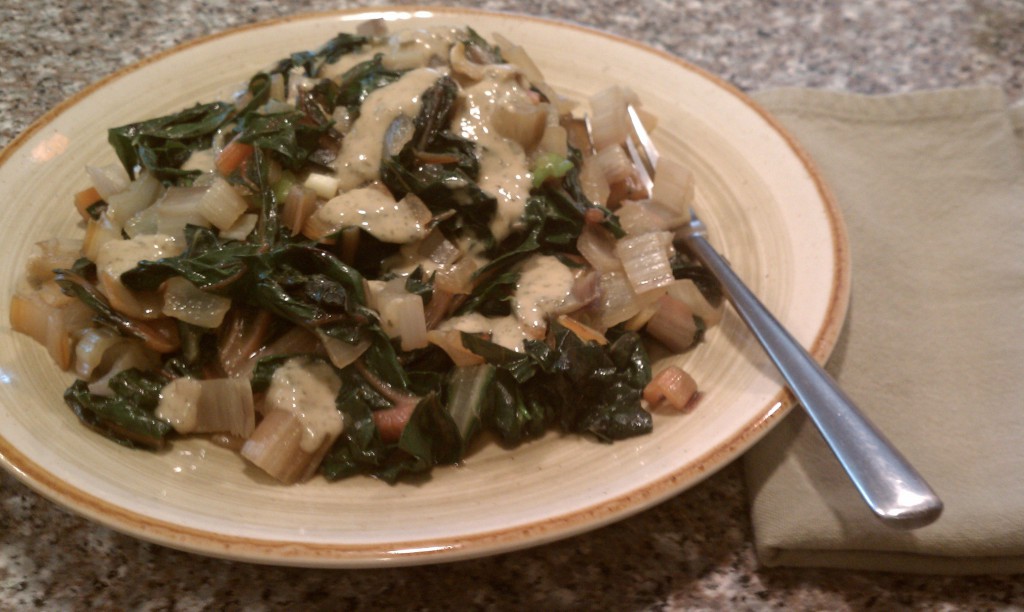 Sauteed Swiss Chard With Toasted Walnuts