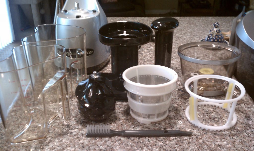 The Omega Low Speed Masticating Juicer VRT330S Best Juicer on a