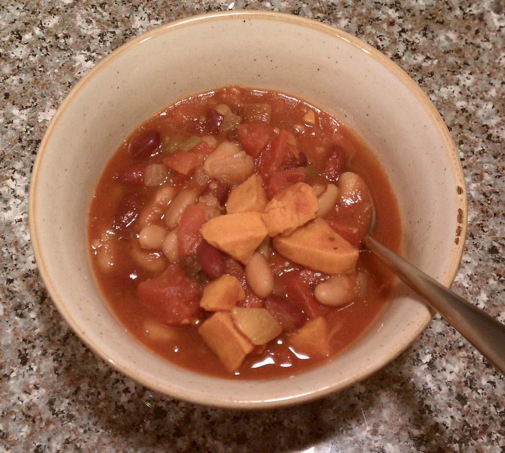 Slow Cooker Sweet Potato Chipotle Chili