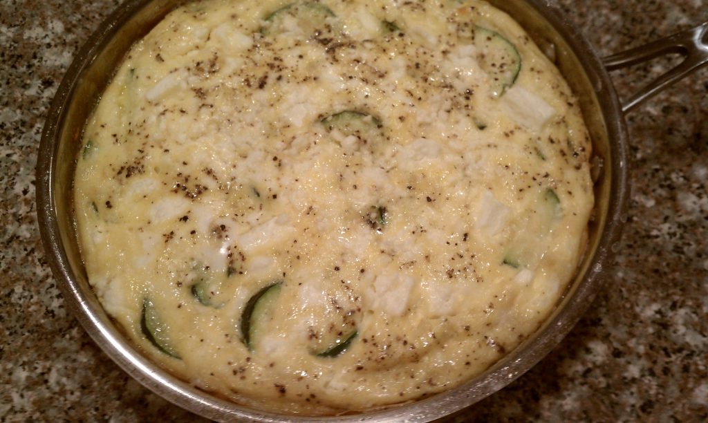 Zucchini and Feta Frittata