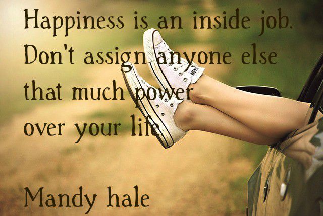 Happiness is an Inside Job-Give up Blame