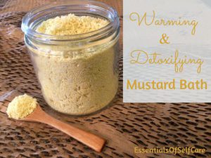 Homemade Warming and Detoxifying Mustard Bath
