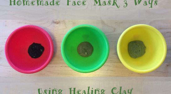 Homemade Face Mask Recipe 3 Ways (Using Healing Clay)